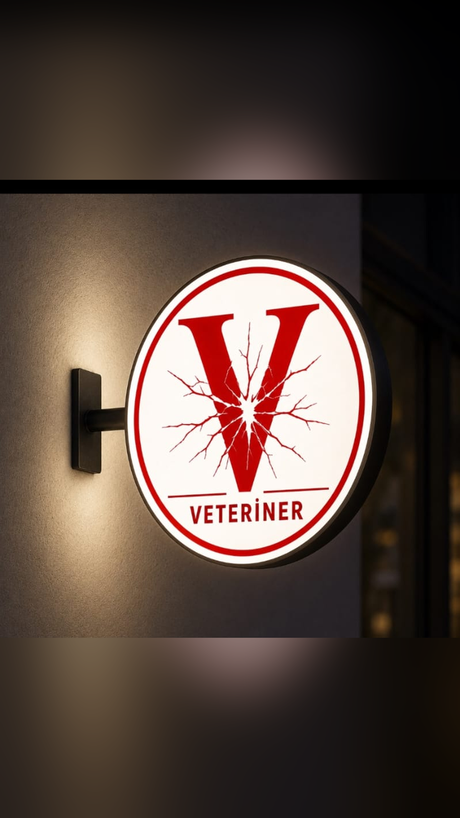 Yuvarlak Lightbox Ø60 – Çift Yön